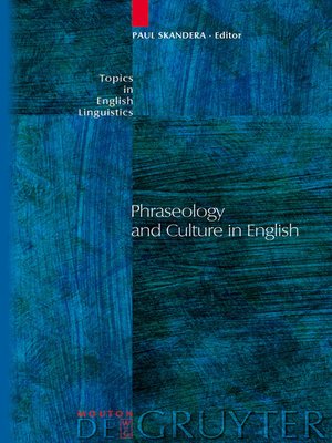cover image of Phraseology and Culture in English